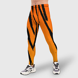 Тайтсы мужские Шкура тигра диагональ, цвет: 3D-принт — фото 2