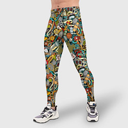Тайтсы мужские СПОРТ Athlete, цвет: 3D-принт — фото 2