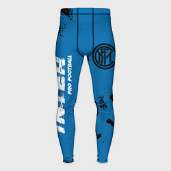 Тайтсы мужские ИНТЕР Inter Pro Football - Камуфляж, цвет: 3D-принт