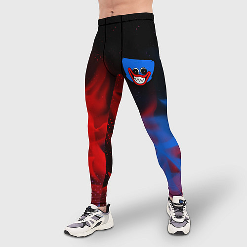 Мужские тайтсы HUGGY WUGGY Пламя / 3D-принт – фото 3
