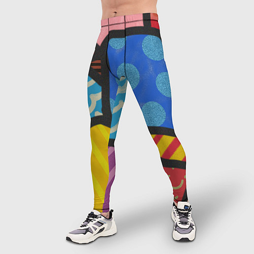 Мужские тайтсы В стиле ромеро бритто / 3D-принт – фото 3