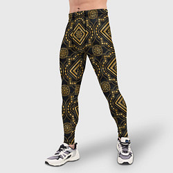 Тайтсы мужские Versace classic pattern, цвет: 3D-принт — фото 2