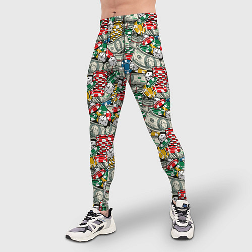 Мужские тайтсы Деньги Казино / 3D-принт – фото 3
