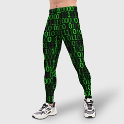 Тайтсы мужские Бинарный Код Binary Code, цвет: 3D-принт — фото 2