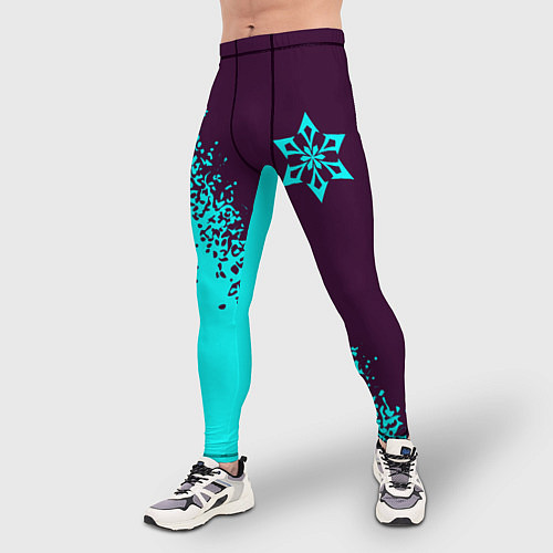 Мужские тайтсы ГЕНШИН ИМПАКТ - КРИО Арт / 3D-принт – фото 3