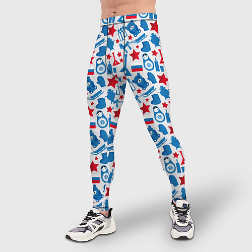 Мужские тайтсы Русский Символизм / 3D-принт – фото 3
