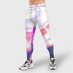 Тайтсы мужские Тай-дай Абстракция Tie-Dye, цвет: 3D-принт — фото 2