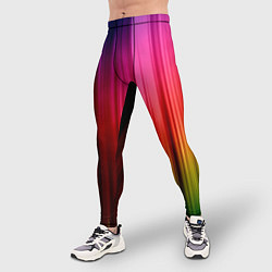 Тайтсы мужские Цветной спектр, цвет: 3D-принт — фото 2