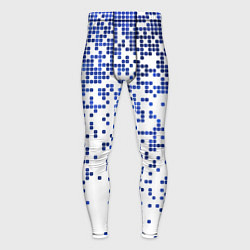 Тайтсы мужские Пиксельный минималистический паттерн, цвет: 3D-принт