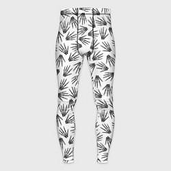 Мужские тайтсы Ладонь скелета