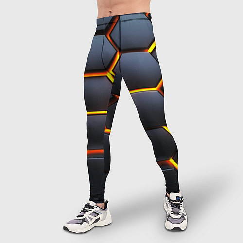 Мужские тайтсы Плиты брони / 3D-принт – фото 3