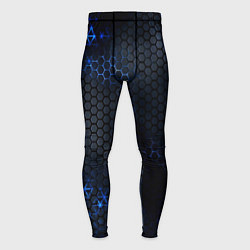 Тайтсы мужские ЛУЧШАЯ БРОНЯ, цвет: 3D-принт