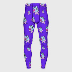 Тайтсы мужские BT21 Mang pattern BTS, цвет: 3D-принт