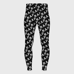 Тайтсы мужские B A P black n white pattern, цвет: 3D-принт