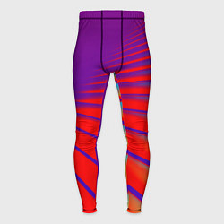 Тайтсы мужские Неоновые полосы абстракция, цвет: 3D-принт