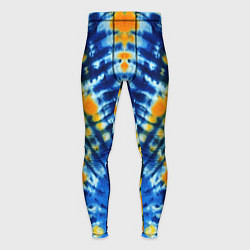 Тайтсы мужские Tie dye стиль хиппи, цвет: 3D-принт