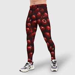 Тайтсы мужские Сочная текстура из вишни, цвет: 3D-принт — фото 2