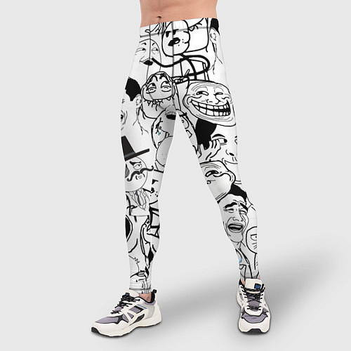 Мужские тайтсы Сборник мемов / 3D-принт – фото 3