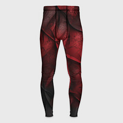 Мужские тайтсы Black red texture