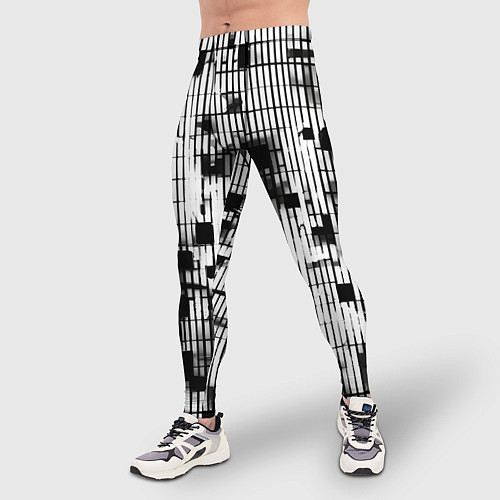Мужские тайтсы Устрашающая сеть / 3D-принт – фото 3