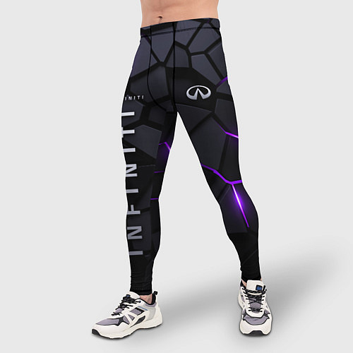 Мужские тайтсы Infiniti - плиты с эффектом свечения / 3D-принт – фото 3