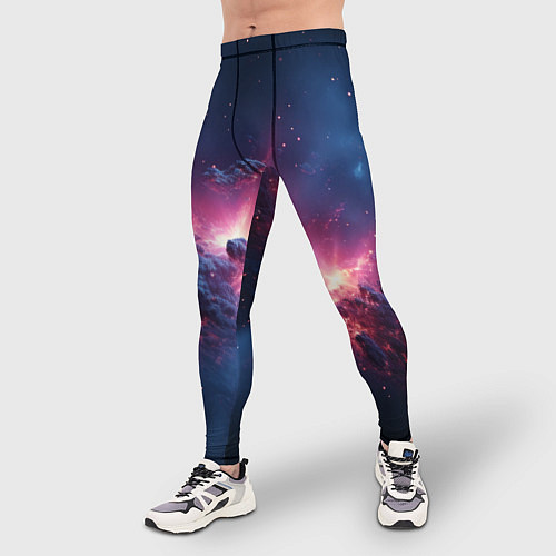 Мужские тайтсы Взрыв в космосе / 3D-принт – фото 3