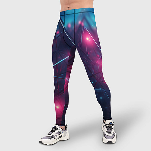 Мужские тайтсы Конструкция с ярким свечением / 3D-принт – фото 3