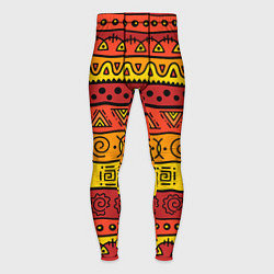 Тайтсы мужские Африканские этнический орнамент, цвет: 3D-принт
