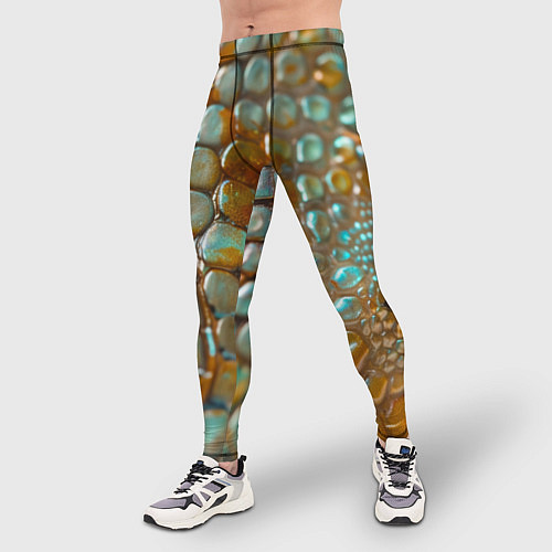 Мужские тайтсы Почувствуй себя змеей / 3D-принт – фото 3