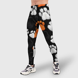 Тайтсы мужские Мохнатые лапки, цвет: 3D-принт — фото 2