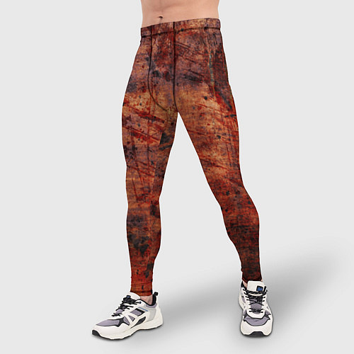 Мужские тайтсы Абстракция - rusty mood / 3D-принт – фото 3