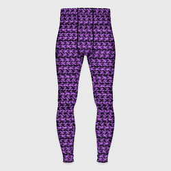 Мужские тайтсы Фиолетовый полосы узоры