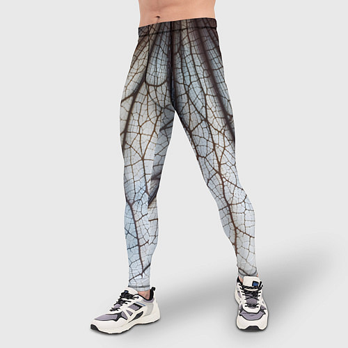 Мужские тайтсы Прожилки растения / 3D-принт – фото 3