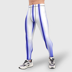 Тайтсы мужские Striped suit, цвет: 3D-принт — фото 2