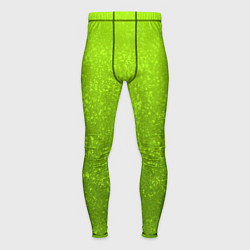 Тайтсы мужские Жёлто-зелёный кислотный текстурный градиент, цвет: 3D-принт