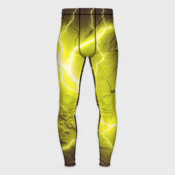 Мужские тайтсы Color yellow black