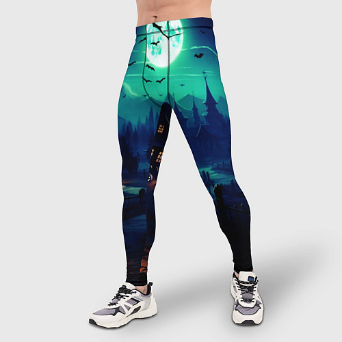 Мужские тайтсы Day of the Dead - Хэллоуин / 3D-принт – фото 3