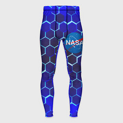 Мужские тайтсы Nasa голубая броня