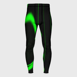 Мужские тайтсы Color green light green black