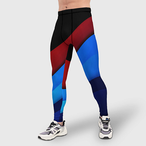 Мужские тайтсы Multicoloured / 3D-принт – фото 3