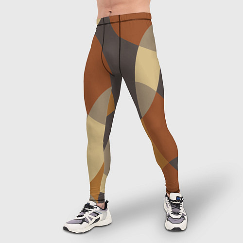 Мужские тайтсы Графические цветные текстуры и паттерны / 3D-принт – фото 3