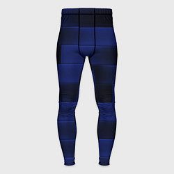 Тайтсы мужские Color blue square, цвет: 3D-принт