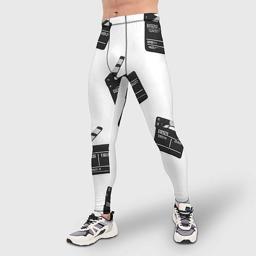 Мужские тайтсы Съёмочная хлопушка / 3D-принт – фото 3