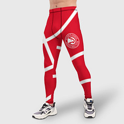 Тайтсы мужские Atlanta Hawks NBA team, цвет: 3D-принт — фото 2