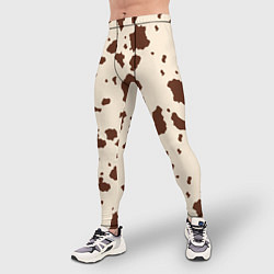 Тайтсы мужские Коровьи пятна, цвет: 3D-принт — фото 2