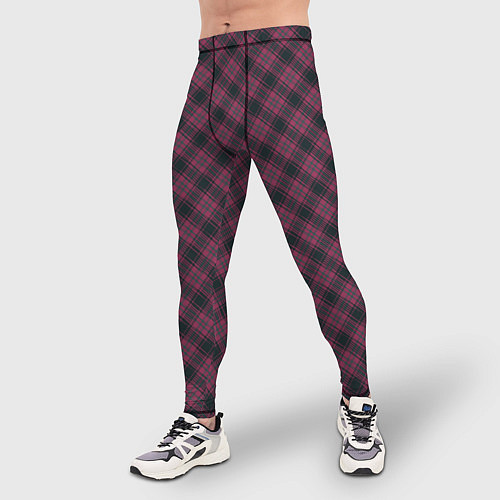 Мужские тайтсы Tartan / 3D-принт – фото 3