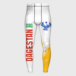 Тайтсы мужские Дагестан color, цвет: 3D-принт