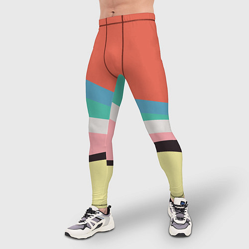 Мужские тайтсы Спектр июнь / 3D-принт – фото 3