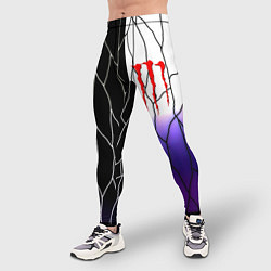 Тайтсы мужские Monster energy steel, цвет: 3D-принт — фото 2