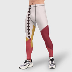 Тайтсы мужские Колор-блок фруктовый чиа пудинг, цвет: 3D-принт — фото 2